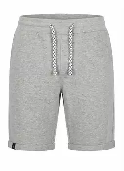Indicode Aldrich Sweatshorts mit Kordelzug (70-043BS) grau