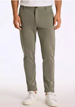 Lindbergh Stoffhose Slim Fit (30-01007A) mid army mix