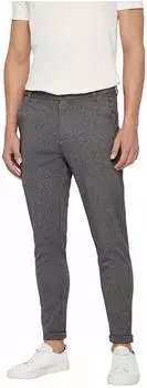 Lindbergh Stoffhose Slim Fit (30-01007A) grau mix