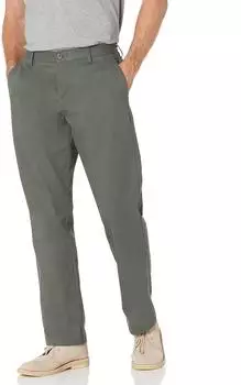 Amazon Essentials GT1906090 Chinohose Gewaschener Stretch Sportlich Geschnitten (F16AE60000) dunkles olivgrün