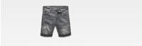 G-star D10481-6132-1243-29, G-star 3301 Slim 1/2 Denim Shorts Grau 29 Mann...