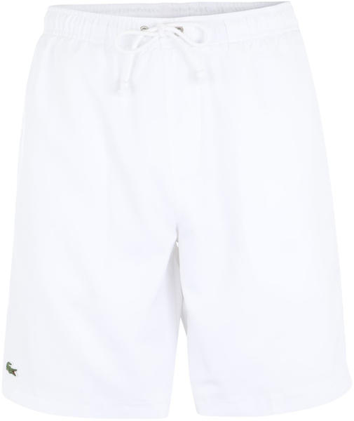 Lacoste SPORT Tennis Shorts in solid diamond weave taffeta (GH353T) white