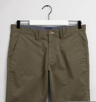 GANT Relaxed Twill Shorts (20007-372) dark leaf