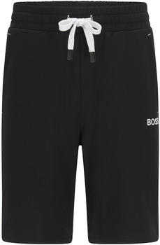 Hugo Boss Loungewear-Shorts aus Baumwoll-Terry mit Streifen und Logo-Tape an der Seite - Heritage Shorts 50454632 Schwarz