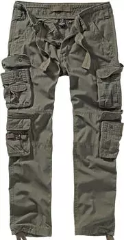 Brandit Pure Slim-Fit Trousers olive