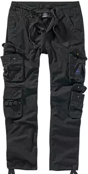 Brandit Pure Slim-Fit Trousers black
