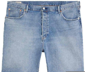 Levi's Plus 501 Hemmed Denim Shorts (A2050) blue