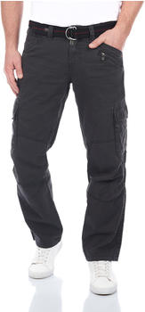 Timezone Herren Cargo Hose BenitoTZ Loose Fit schwarz