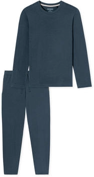 Schiesser Schlafanzug lang dunkelblau - Modern Nightwear (181920)