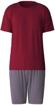Calida Relax Imprint Kurz-Pyjama (47280) mars red