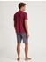 Calida Relax Imprint Kurz-Pyjama (47280) mars red