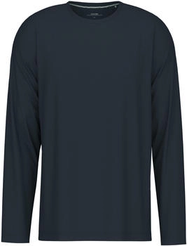 Calida Remix Basic Sleep Langarm-Shirt (15081) dark sapphire