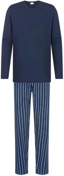 Mey Schlafanzug Serie Straight (2240000) Yacht Blue