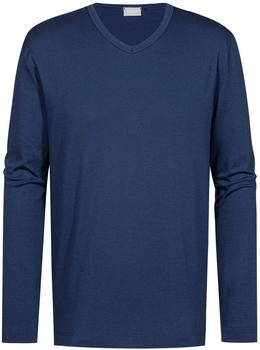 Mey Langarm-T-Shirt Serie Solid Neptune