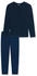Schiesser Pyjama Uncover (177163) cyanblau
