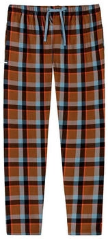 Schiesser Loungehose lang Webware Organic Cotton Karos mehrfarbig - Mix+Relax (180292)