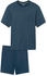Schiesser Schlafanzug Essentials Comfort (181155) admiral
