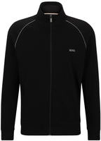 BOSS Sweatjacke "Mix&Match Jacket Z" mit Kontrastnaht am &Auml;rmel