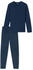 Schiesser Schlafanzug lang V-Ausschnitt admiral - Casual Essentials (182199)