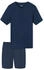 Schiesser Schlafanzug kurz V-Ausschnitt admiral - Casual Essentials (182200)