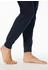 Schiesser Schlafanzug lang Ringel Bündchen nachtblau - Casual Essentials (182514)