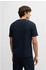Hugo Boss Pyjama-Shirt aus Baumwoll-Mix mit Logo-Stickerei Waffle T-Shirt (50535891) dunkelblau