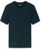 Schiesser Shirt kurzarm Knopfleiste nachtblau - Mix+Relax (182516)