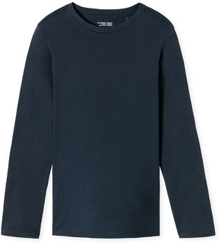 Schiesser Shirt langarm Mix+Relax (182180) nachtblau