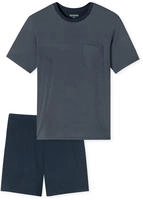 Schiesser Shorty "Comfort Essentials" 2 tlg. mit gemustertem Oberteil