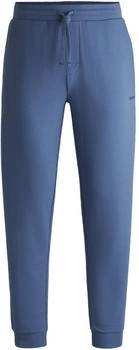 HUGO Pyjama-Hose aus Baumwoll-Mix mit Logo-Stickerei Austin Pants (50532012) blau