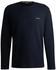 aus Baumwoll-Mix mit Waffelstruktur Waffle LS-Shirt (50535870) dunkelblau