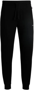 Hugo Boss Pyjama-Hose aus Baumwoll-Mix mit Waffelstruktur Waffle Pants Cuff (50535878) schwarz
