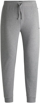Hugo Boss Pyjama-Hose aus Baumwoll-Mix mit Waffelstruktur Waffle Pants Cuff (50535878) grau