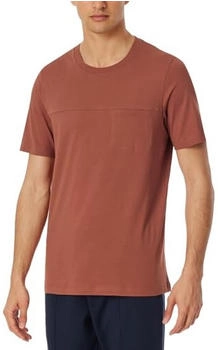 Schiesser Shirt Kurzarm Sweat-Qualität Mix+Relax (182599) terracotta