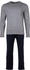 Marc O'Polo Lounge-Set grey melange/dark navy (10218118_Q545)