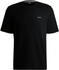 Hugo Boss Pyjama-Shirt mit Waffelstruktur und Logo-Stickerei - Style Waffle T-Shirt 50535891 Schwarz