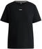 Hugo Boss Pyjama-Shirt aus elastischem Baumwoll-Jersey mit Logo-Print - Style CI_T-Shirt 50510322 Schwarz