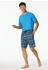 Schiesser Bermuda kurz Webware indigo kariert - Mix+Relax (182191-824)