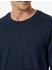 Schiesser Schlafanzug lang Bündchen Streifen dunkelblau - Comfort Essentials (182196-803)