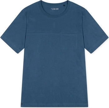 Schiesser Shirt kurzarm Sweat-Qualität indigo - Mix+Relax (182599-824)