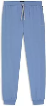 Hugo Boss Jogginghose aus Stretch-Baumwolle mit Logo-Stickerei Style Mix&Match Pants 50515305 Blau