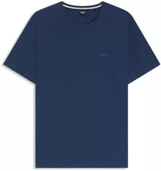 Hugo Boss T-Shirt aus Stretch-Baumwolle mit Logo-Stickerei Style Mix&Match T-Shirt R 50515312 Hellblau