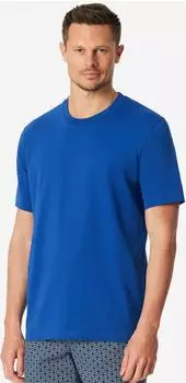 Schiesser Shirt kurzarm royal Mix+Relax (183533-819)