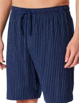 Schiesser Bermuda Webware Seersucker navy gestreift Mix+Relax (183543-815)