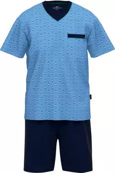 G&ouml;tzburg Herren Shorty Bedruckt (451456) marine/blau