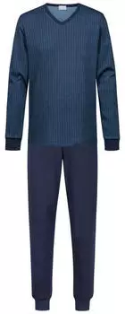 Mey Langarm-T-Shirt Serie Solid (2240054-668) yacht blue