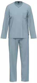Ammann Schlafanzug Lang (7830) ashley blue
