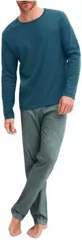 Calida Pyjama Relax Streamline (46382) deep petrol