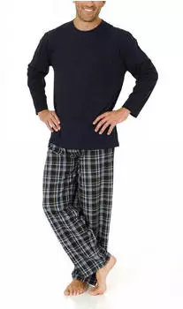 Normann Pyjama Mix & Match Schlafanzug (10190625) marine