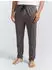 Tom Tailor Tennessee Pyjamahose mit Gummizug und Bindeband (36148808) grau-dunkel-melange
